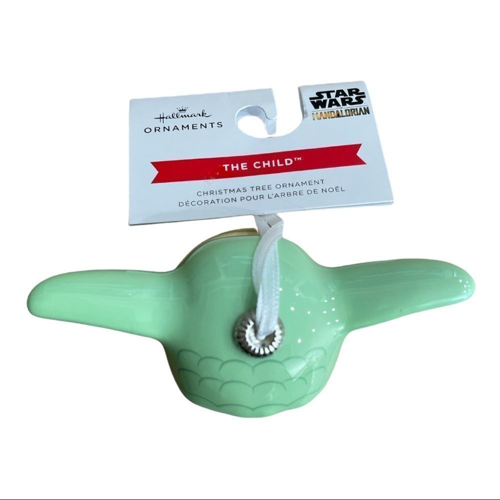MANDALORIAN GROGU The Child Christmas Ornament 1 1/4” long & 3/4” wide - Picture 2 of 2